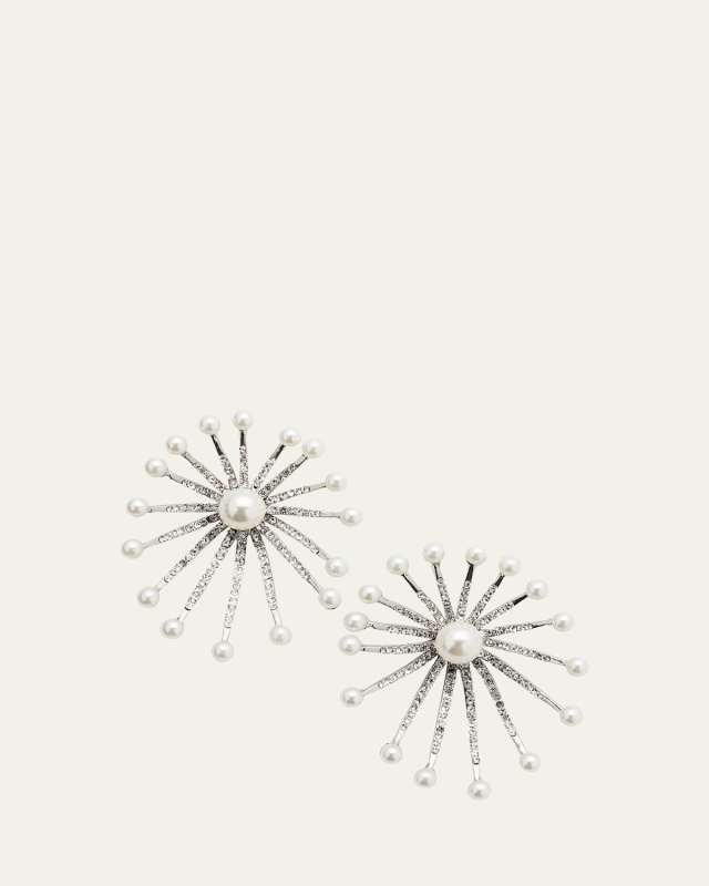 Dalva Star Earrings with Crystals